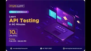 Webinar – Learn API Testing in 90 Minutes