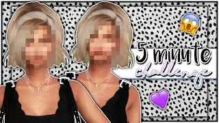 😱5 Minute CAS Challenge | SIMS 4 CAS