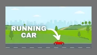 Simple Car Drive Animation CSS || HTML, CSS || Free Source Code