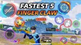 Fastest 5 finger claw Control Code 🤯 & 0 Recoil Sensitivity in BGMI/ pubg mobile