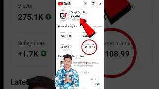YouTube Earning 🤑💵 Please Support 🙏😊 