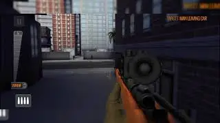 Sniper 3D Game hit the man leaving car headshot