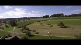Sursee Switzerland Aerial Footage (4k)