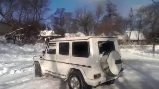 Гелендваген дрифтить на снегу! G63 AMG SNOW DRIFT