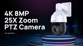 VD-SD4825X Security Cameras | 4K 25X Starlight AI Fast Moving Network Camera | IR PTZ Camera