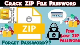 How To Crack ZIP File Password | Recover ZIP Password | Find Lost Password of ZIP or PDF