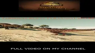 Jurassic World Evolution 2 Tarbosaurus Vs Trex Epic Battle #shorts