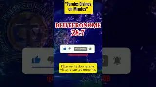 deuteronome 28:7#bible #dieu #jesus #motivation  #verset #video #viral #biblemessage #psaume #fypシ
