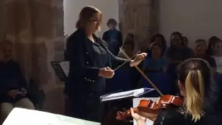 O. Respighi"Antiche arie e danze, p.2,suite3, orchestra da camera d'Abruzzo,MariaRomanova direttore