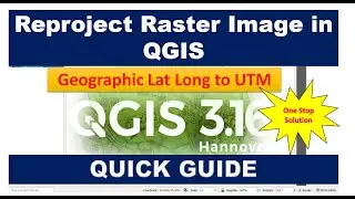 Reproject raster data or topographical map in QGIS step-by-step guide for beginners #Reproject #QGIS