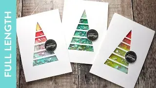 🔴 LIVE REPLAY - Holiday Card Series 2021 - Day 5 - Distress Reinker Watercolor Shaker Cards