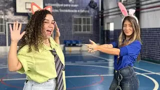 Trote na escola - tema Disney