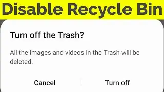 How to delete files photos and videos from Trash - empty Recycle bin in samsung phone
