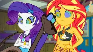 Kaa And Sunset Shimmer Rarity Fifth Encounter 