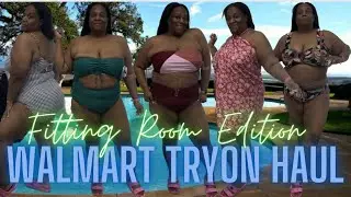 Walmart Plus Size Swimsuit Try On Haul: Fitting Room Edition
