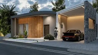 Luxury Modern House Design | 3 Bedroom |  170 sqm | Small Family House.