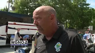 Tulane head coach Jay Uhlman before departing for NCAA regional