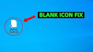 how to fix blank desktop icons windows 10