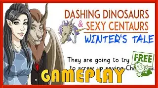 DASHING DINOSAURS & SEXY CENTAURS: WINTER'S TALE - GAMEPLAY / REVIEW - FREE STEAM GAME 🤑