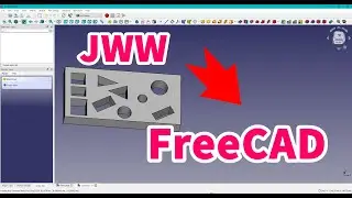 JWWのDXFをFreeCADにインポートし３D に
