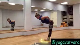 Освоение наклонов в йоге для начинающих. Уттанасана, наклон стоя.
