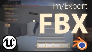 Blender to UE4 - Import/Export fbx、Download from Sketchfab