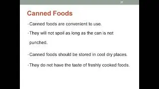 SELECTION OF VARIOUS FOODS IN RELATION TO SEASON AND MARKET CONDITION