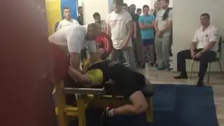 Відкритий Чемпіонат України UPA-GPC 2016  Первый подход - 130 кг