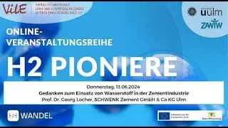 [H2-Pioniere] Wasserstoff in der Zementindustrie