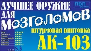 Лучше оружие для мозголомов на ПВП: АК-103