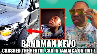 Bandman Kevo Sideswipes A Bus Flossing In Jamaica Caught On Live | Woman Tries To Get Flown Out !