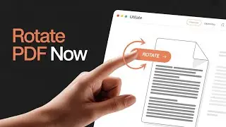 How to Rotate PDF pages without installing Adobe Acrobat