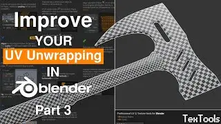 Easy UV Unwrapping In blender _ Blender TexTool Addon _ Part 3 _ Blender Tutorial