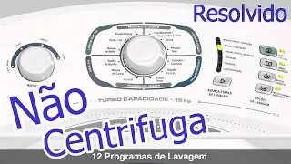 Maquina Electrolux não centrifuga - Atuador gira sem parar mod. LTC15,  LT15F,  LT15, LT12F, LBU15
