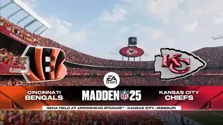 Bengals vs Chiefs Week 2 Simulation (Madden 25 PS5)