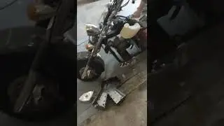 Располовинили V-tvin на круизёре #enduro_garage #moto #harleydavidson