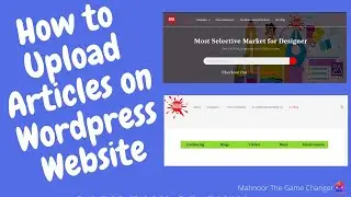How to upload article on wordpress website in urdu