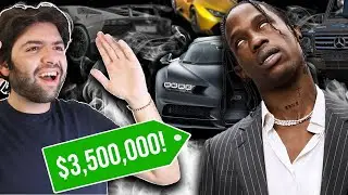 La LOCURA de Colección de Autos de Travis Scott de MÁS de $10,000,000 Dólares!