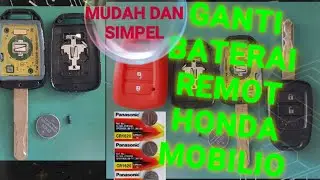 cara ganti baterai remote HONDA |BRIO|MOBILIO|JAZZ (CARA MUDAH)