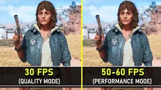 Star Wars Outlaws | PS5 | Quality Mode (30 FPS) vs Performance Mode (60 FPS) | Graphics Comparison