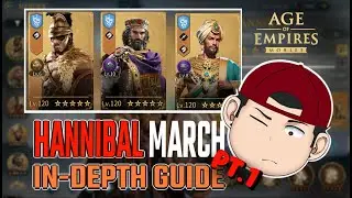 My Hannibal Lineup Guide in Age of Empires Mobile Part 1 | AOEM Hero guide 1 #aoemobile #aoem