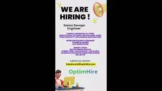 Automation testing | senior Deveops Engineer | job openings