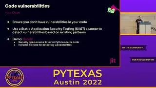 Minimum Viable Security for Python Applications (David Melamed)