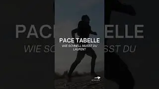 PACE-Tabelle: Wie schnell musst Du laufen?