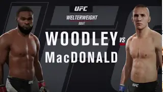 Tyron Woodley vs Rory Macdonald RANKED CHAMPIONSHIP EPIC KO EA SPORTS UFC 2