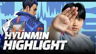DRX HYUNMIN Highlight | 2025 VCT Pacific Stage 1