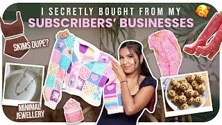 SECRETLY Buying From My Subscribers’ Businesses🩷/ Mridul Sharma