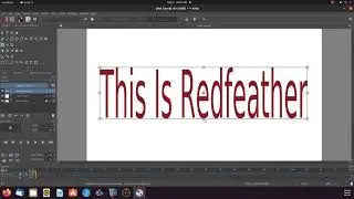 Adding Krita Text Effects By Changing Layer Style