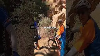 Dirt biker educates mountain bikers on trail 💯 part 1 