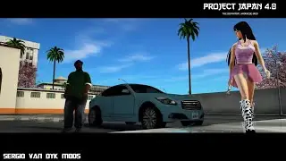Miu Hinasaki (CJ female Player Mod) in Main Game - GTA SA: PROJECT JAPAN 4.0